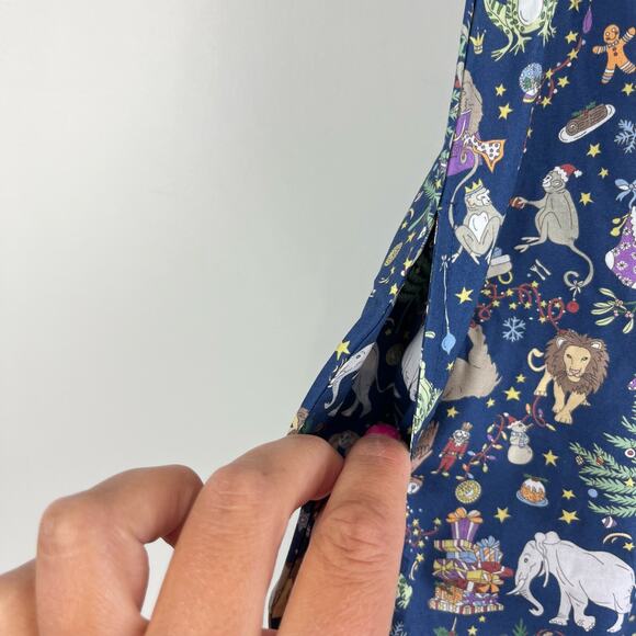 Classic Prep Childrenswear Paige Dress Liberty Christmas 9-12 Months NWT - Picture 3 of 11